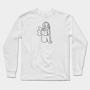 Little angel girl Long Sleeve T-Shirt